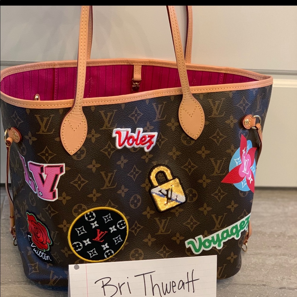 Authentic limited edition Louis Vuitton neverfull